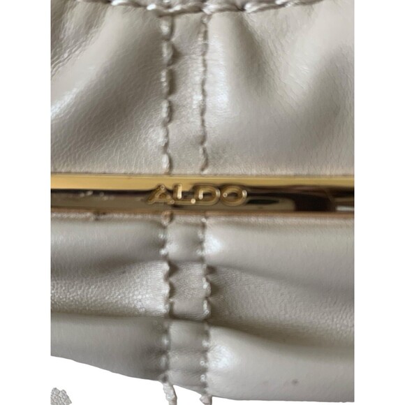 ALDO ACERA Crossbody/Shoulder Bag Bone Color Small 9 x 7 x 3 - Picture 6 of 10